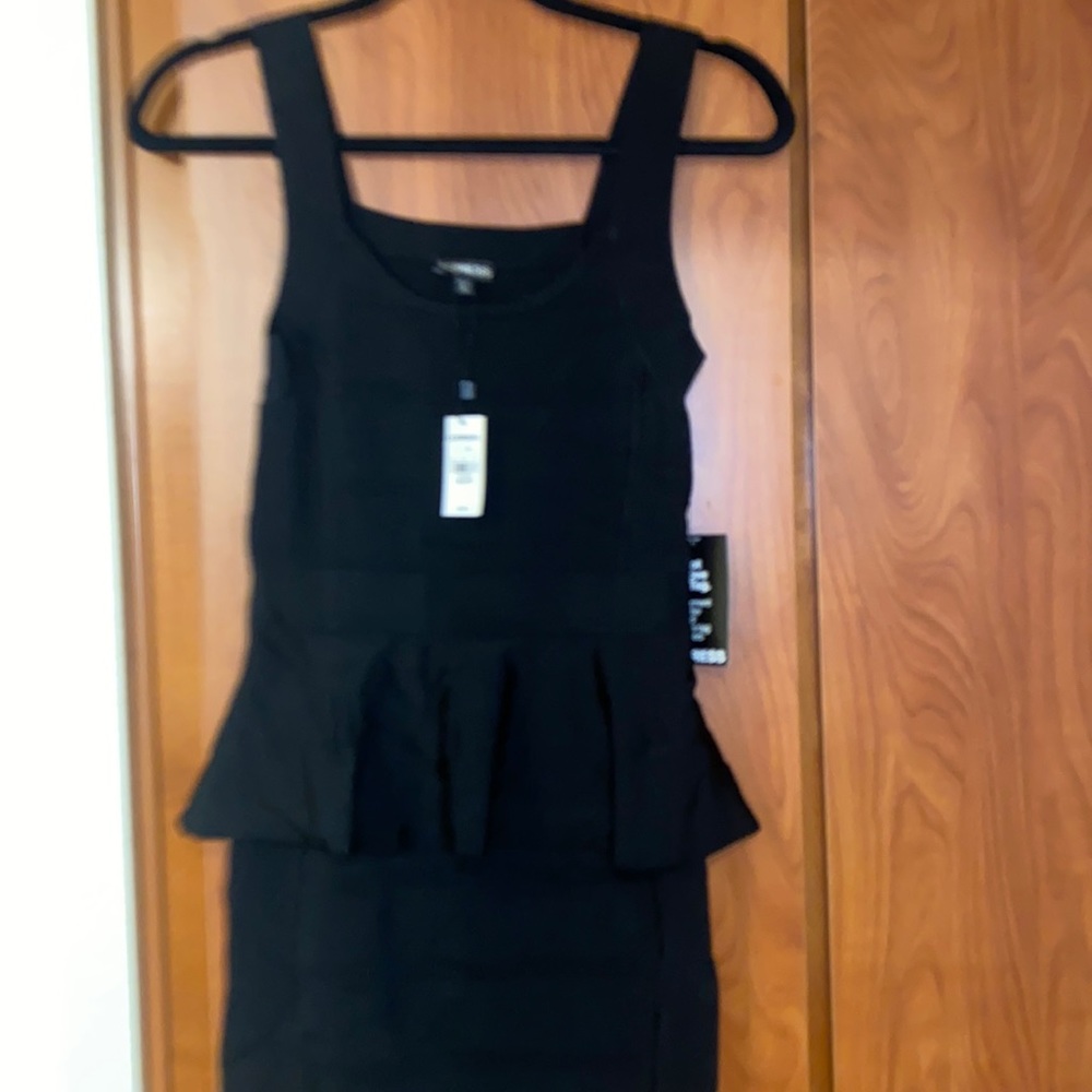Xs nwt express black dress